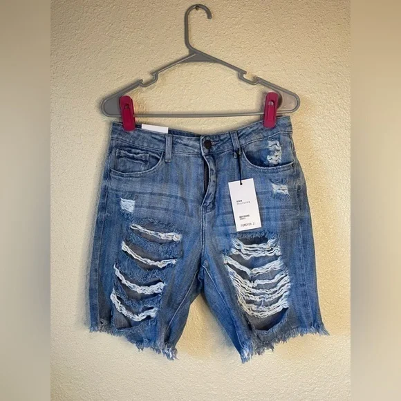 Forever 21 Shorts Forever Boyfriend Distressed Shorts Poshmark - Main Image